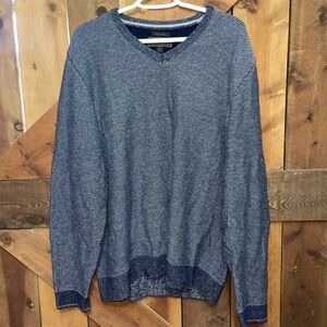Jos. A. Bank Reserve Men XL Italian Yarn Made in Italy V-neck Pullover Sweater1